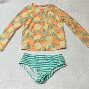 Cat & Jack Citrus Print Rashguard Set